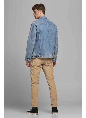 Pantalon slim bej JACK & JONES bărbat