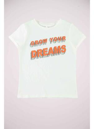 Tricou alb NAME IT fată