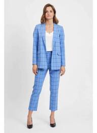 Pantalon 7/8 albastru VILA femme
