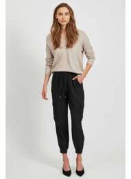 Pantalon cargo negru VILA femme