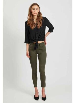 Blugi skinny verde VILA femeie