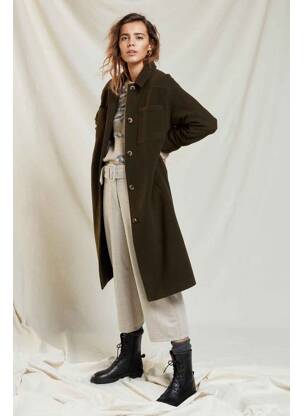 Pantalon drept bej VILA femeie