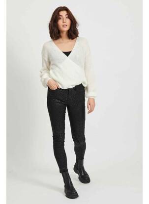 Pantalon slim negru VILA femeie