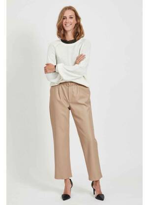 Pantalon chino bej VILA femeie