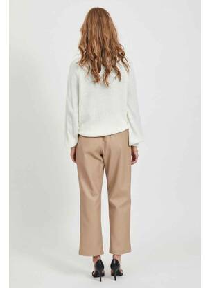 Pantalon chino bej VILA femeie