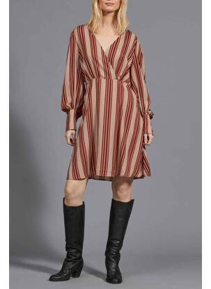 Rochie midi maro VILA femeie