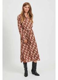 Rochie midi maro VILA femme