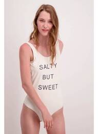 Costum de baie dintr-o singură piesă alb ONLY femeie