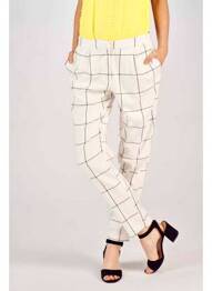 Pantalon chino alb ONLY femeie