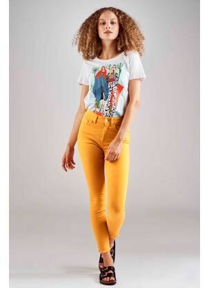 Blugi skinny galben ONLY femeie
