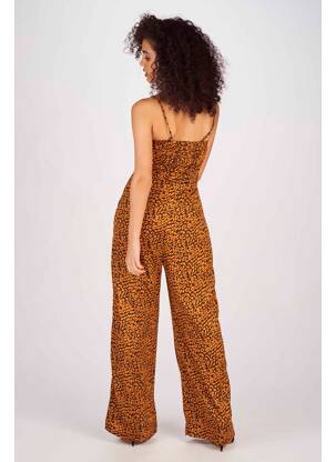 Salopetă-pantalon maro ONLY femeie