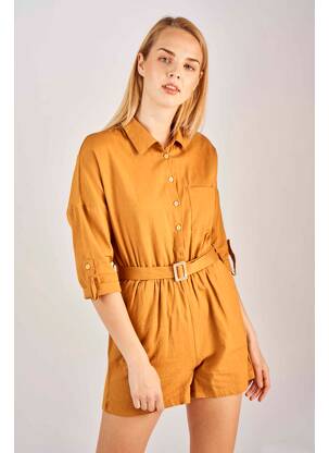 Salopetă scurtă maro ONLY femeie