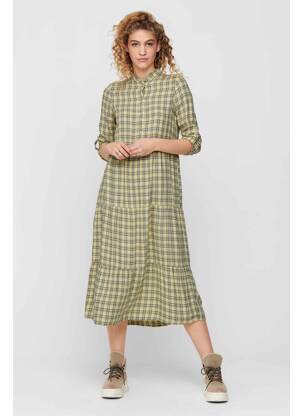Rochie lungă galben ONLY femeie