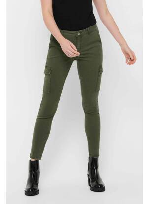 Blugi cu croială slim verde ONLY femeie