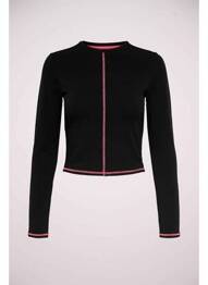 Top scurt negru ONLY femeie