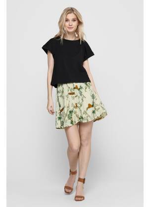 Fustă scurtă bej ONLY femeie