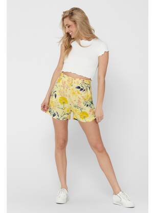 Șort galben ONLY femeie