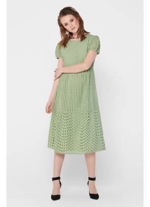 Rochie midi bej ONLY femeie