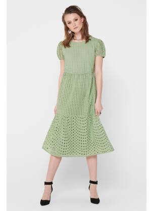 Rochie midi bej ONLY femeie