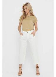Pantalon chino alb JACQUELINE DE YONG femme