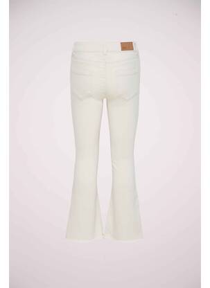 Pantalon evazat bej ONLY fată