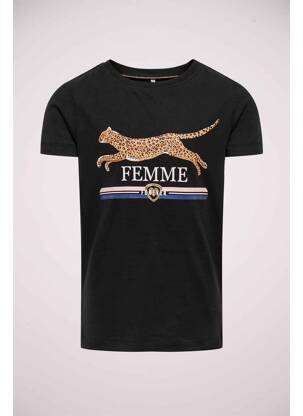 Tricou negru ONLY fată