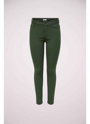 Pantalon slim verde JACQUELINE DE YONG femeie