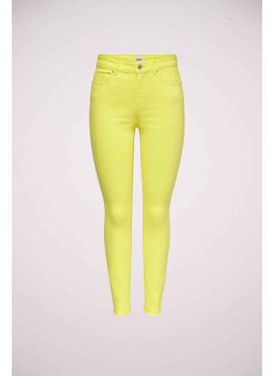 Pantalon slim galben ONLY femeie