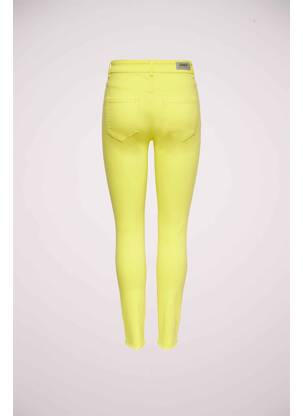 Pantalon slim galben ONLY femeie
