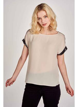 Top bej ONLY femeie