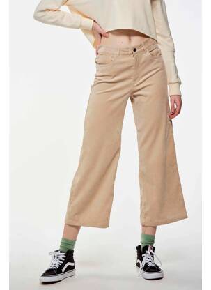 Pantalon drept bej ONLY femeie