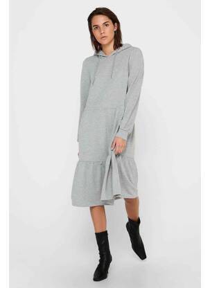 Rochie midi gri JACQUELINE DE YONG femeie