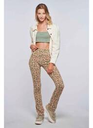 Top scurt verde ONLY femme