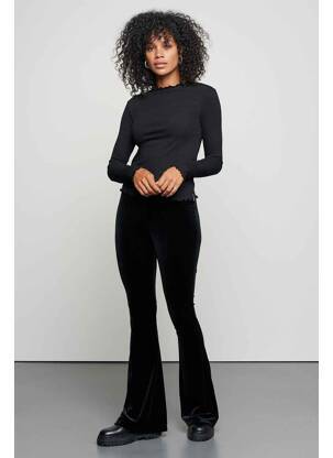 Pantalon evazat negru CATWALK JUNKIE. femeie