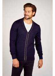 Vestă cu mâneci lungi albastru STATE OF ART homme