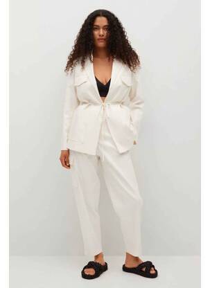 Pantalon 7/8 bej MANGO femeie