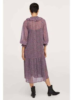 Rochie midi roșu MANGO femeie
