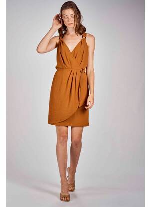 Rochie midi galben MORGAN femeie