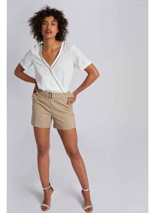 Salopetă scurtă bej MORGAN femeie