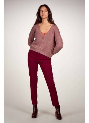 Pantalon 7/8 roșu MORGAN femeie