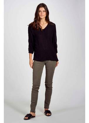 Pantalon slim verde FRANSA femeie