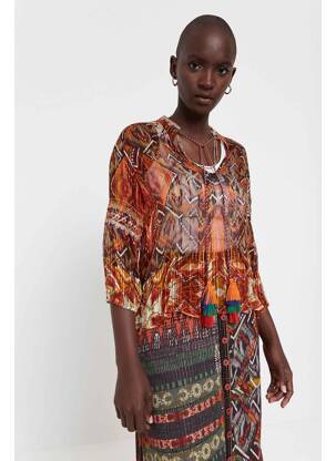 Top roșu DESIGUAL femeie