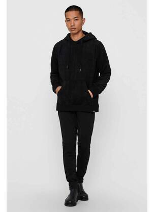 Hanorac cu glugă negru ONLY&SONS bărbat