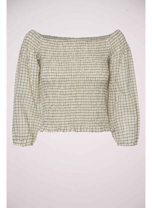 Top alb NOISY MAY femeie