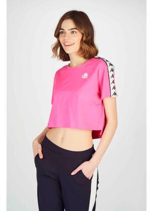 Tricou roz KAPPA femeie