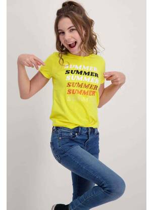 Tricou galben CARS JEANS fată