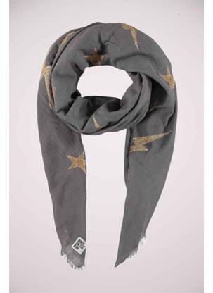 Șal gri BIRDS ON THE RUN femeie