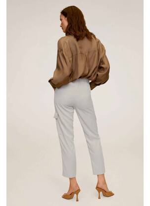 Pantalon cargo bej MANGO femeie