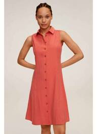 Rochie midi roșu MANGO femme