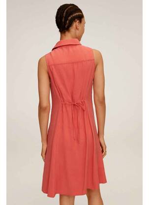 Rochie midi roșu MANGO femeie